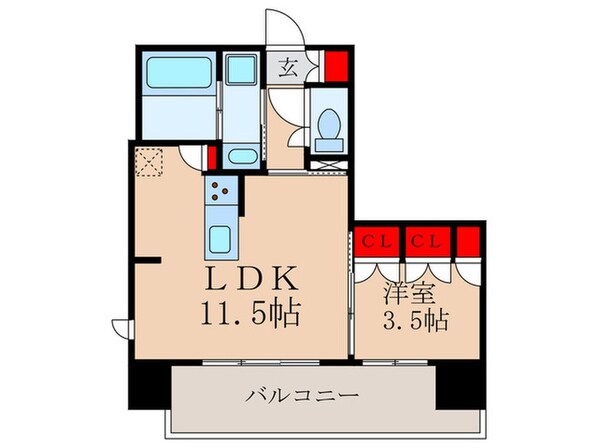 バウスステージ中野の物件間取画像